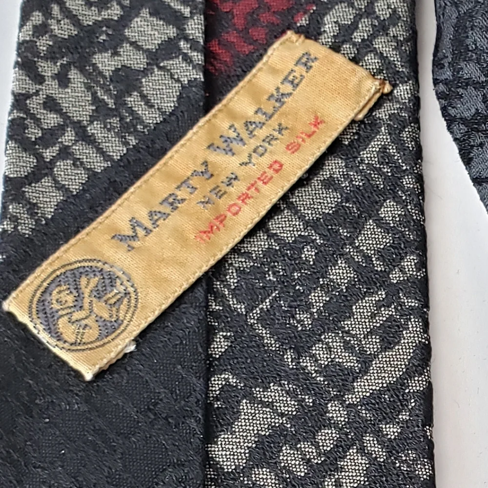 Vintage Marty Walker New York Skinny Tie
